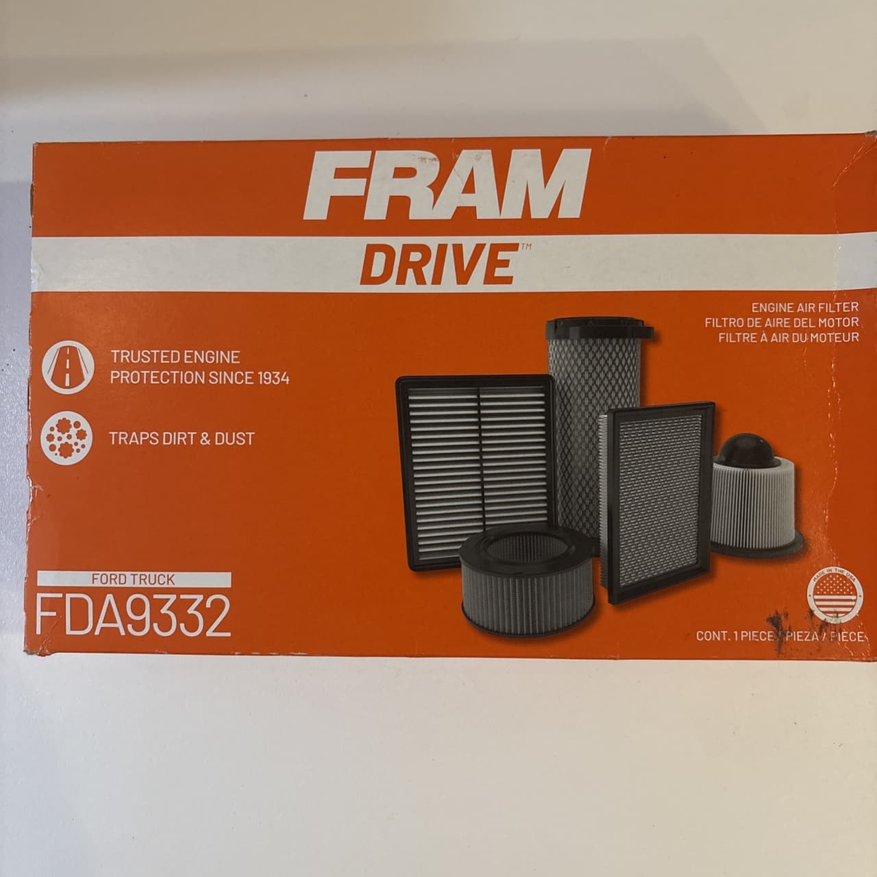 Fram Drive FDA9332 Engine Air Filter New