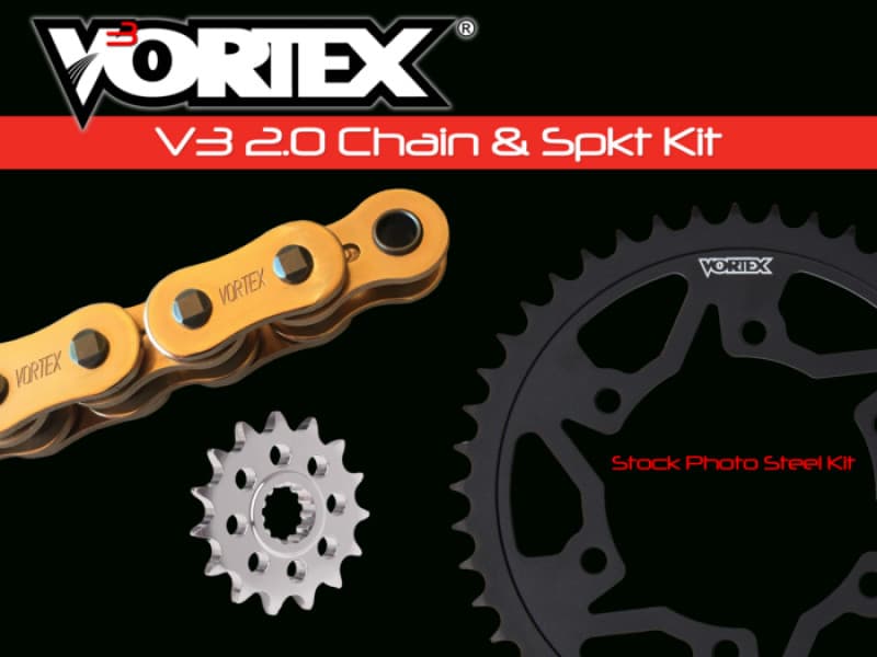 Vortex Racing V3 2.0 Chain and Sprocket Kit for Motorcycle - Part CKG6432