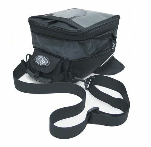 OSI Black Magnetic Tech Universal Motorcycle Tank Bag *12.5 Liter Capacity*