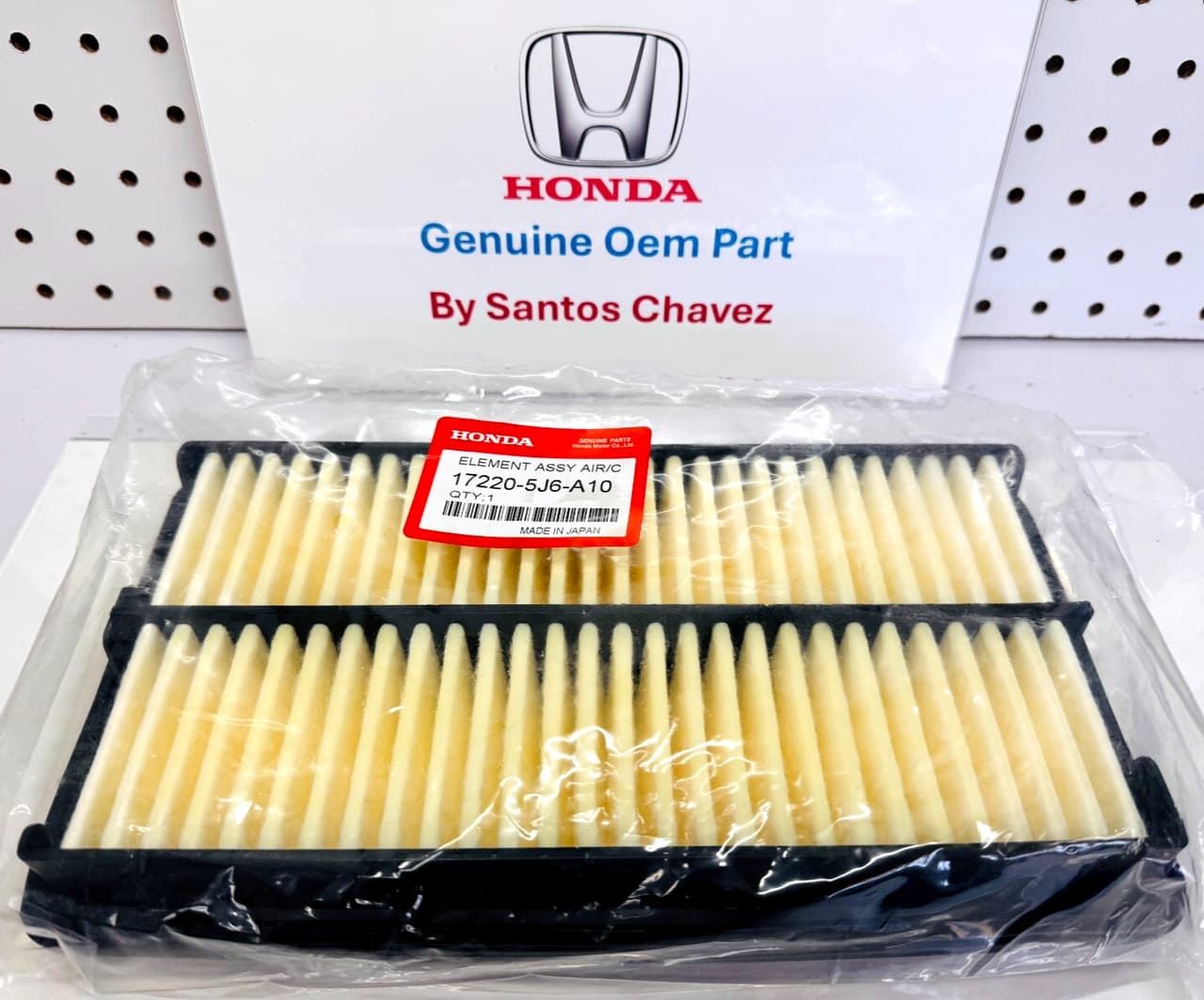 Honda Pilot/Ridgeline/Passport Engine Air Filter GENUINE OEM PART 17220-5J6-A10