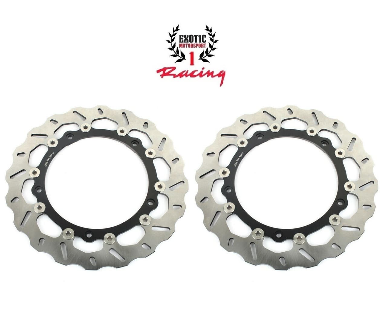 2 Front Brake Discs Rotors for BMW S1000RR 2009-2018 S1000R S1000XR 2014-2021