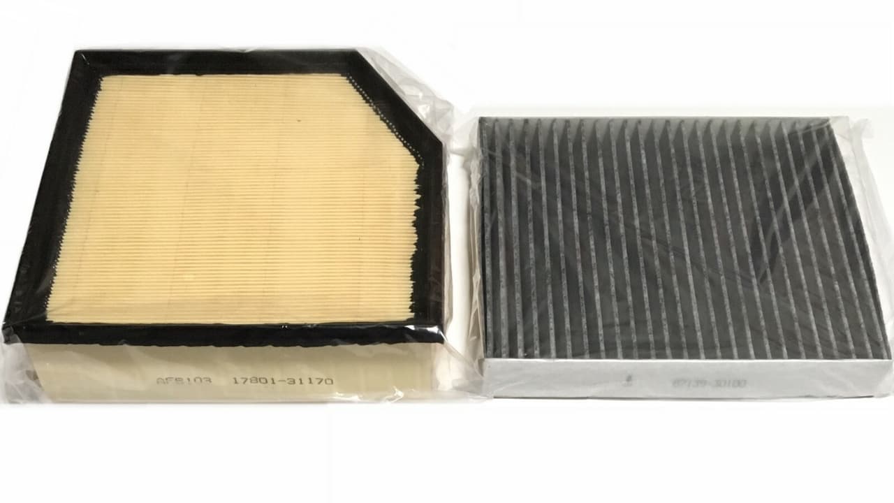 ENGINE & CARBON CABIN AIR FILTER FOR LEXUS IS250 IS300 GS350 GS200t RC350 RC300