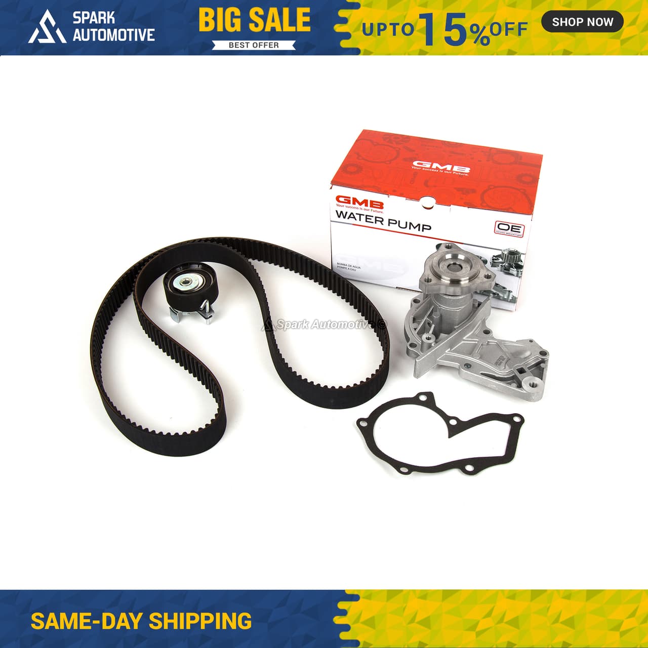 Timing Belt Kit Water Pump Fit 17-19 Ford Escape Fusion 1.5L