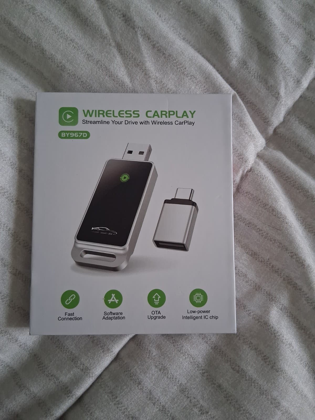 jemluse wireless carplay adapter for apple iphone