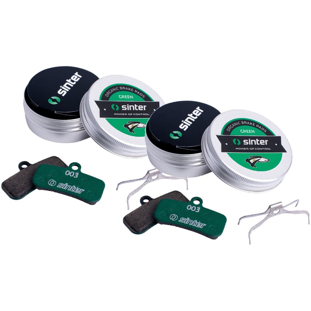 Sinter Green S2032 Organic Disc Brake Pads Pair High-Performance D-Type Racing
