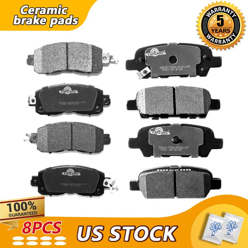 Front & Rear Ceramic Brake Pads Set for Nissan Altima 2013 - 2025
