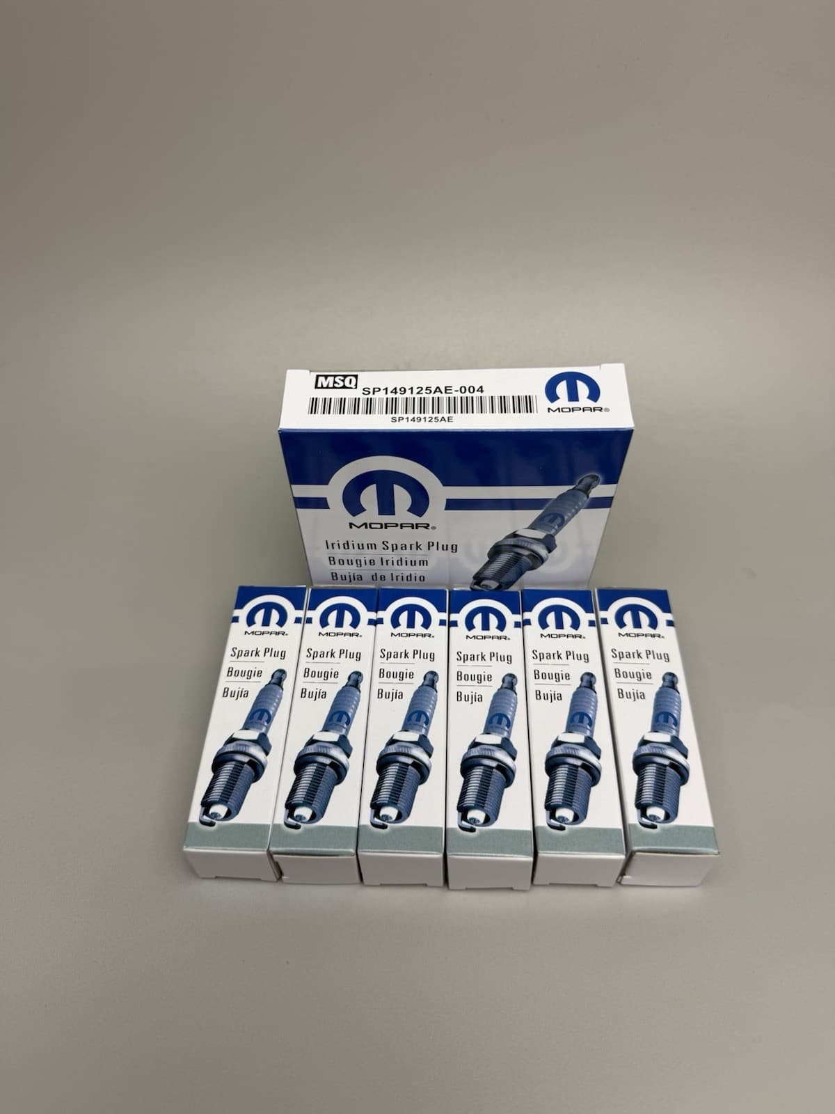 Set of 6 New Iridium Spark Plugs OEM SP149125AE for 2011-2021 Chrysler Jeep 3.6L