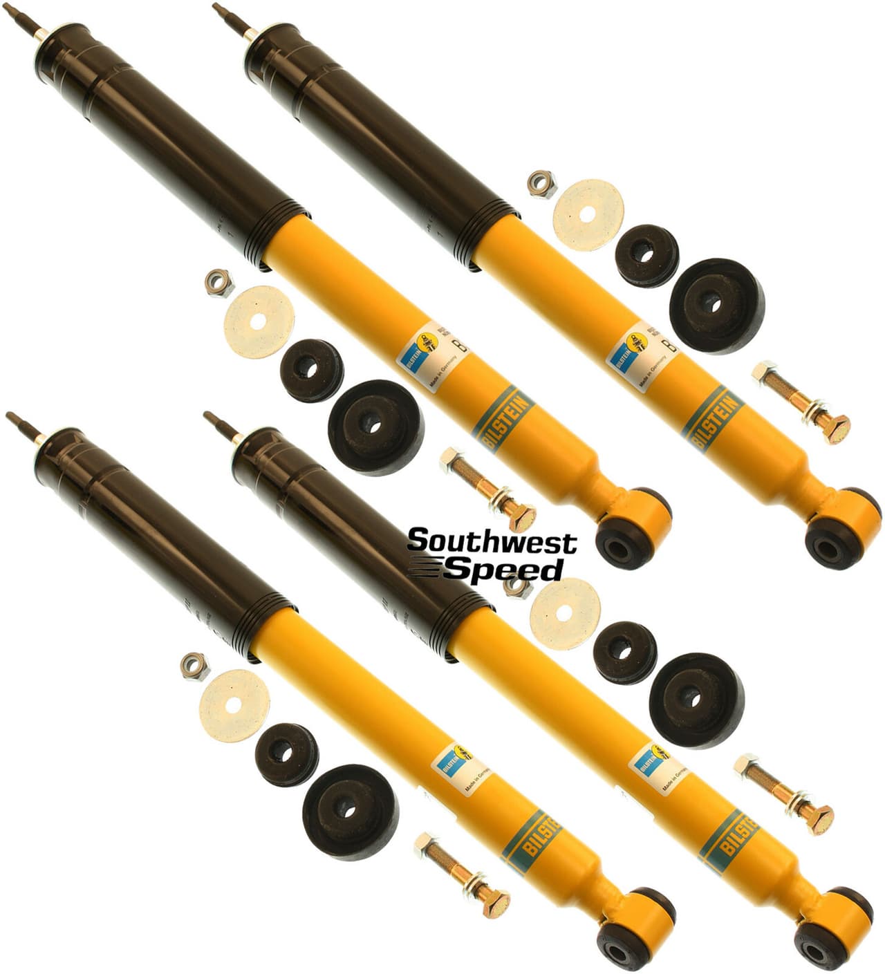 BILSTEIN SHOCK ABSORBER SET,FRONT & REAR,98-03 MERCEDES-BENZ CLK320,36MM,B8,GAS