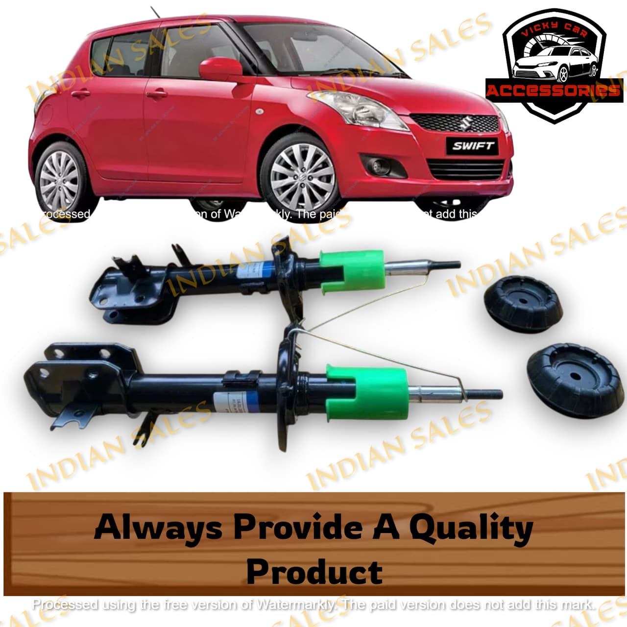 Genuine Front Shock Absorber With Mount For Suzuki Swift ZC72S 2011-2017 LH &RH