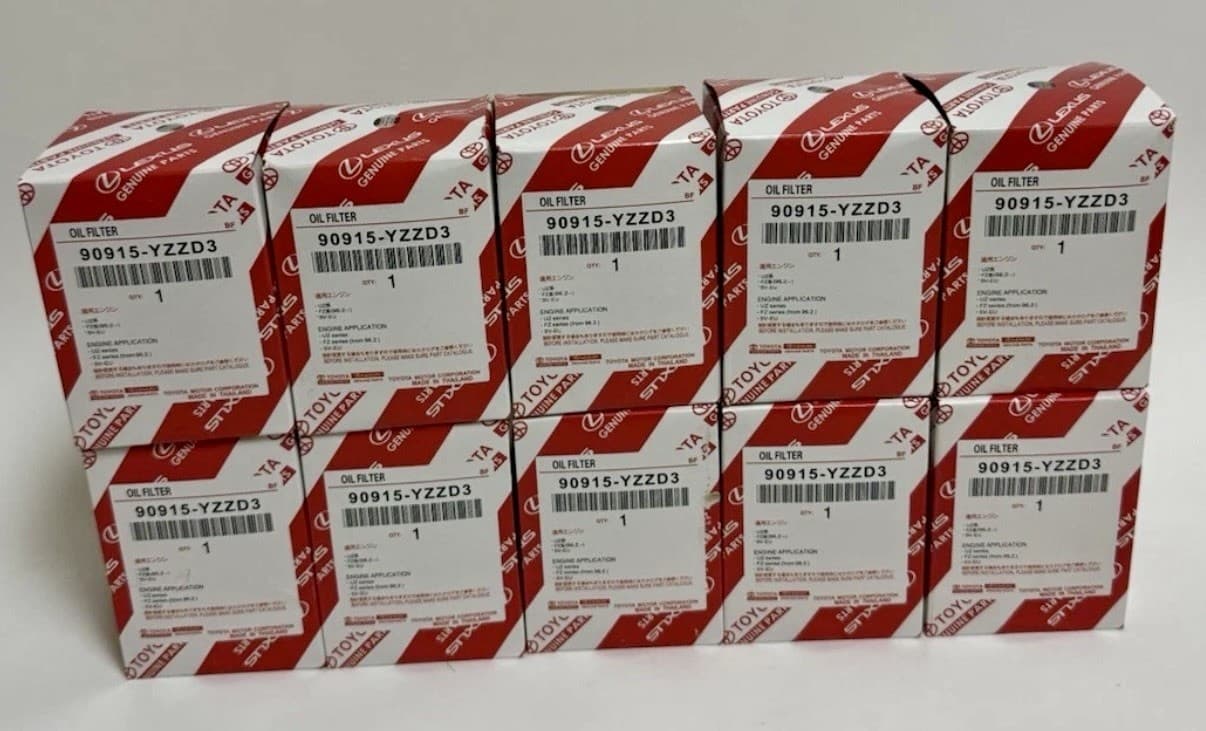 OIL FILTER SET OF 10pcs FAST SHIPPING 90915-YZZD3 FOR TOYOTA LEXUS