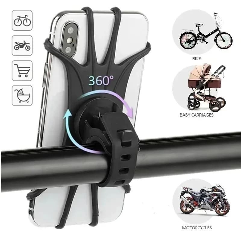 Universal Motorcycle MTB Bike Bicycle Handlebar Mount Holder For Cell Phone GPS