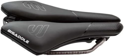 BiSaddle Hurricane Fully Adjustable Split Bike Seat-  Road MTB Gravel XC