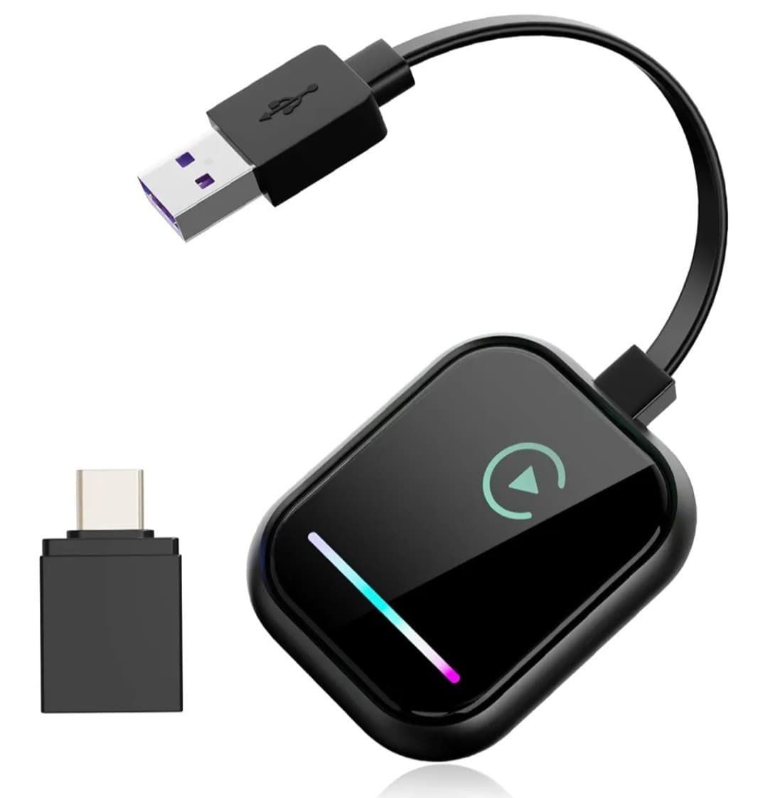 Wireless Carplay Adapter for iPhone, For Cars from 2016 & for iPhone iOS 10+