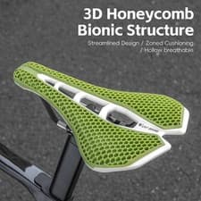 Bicycle Seat TPE 3D Honeycomb Breathable Bike Saddle Racing Road MTB Cycling