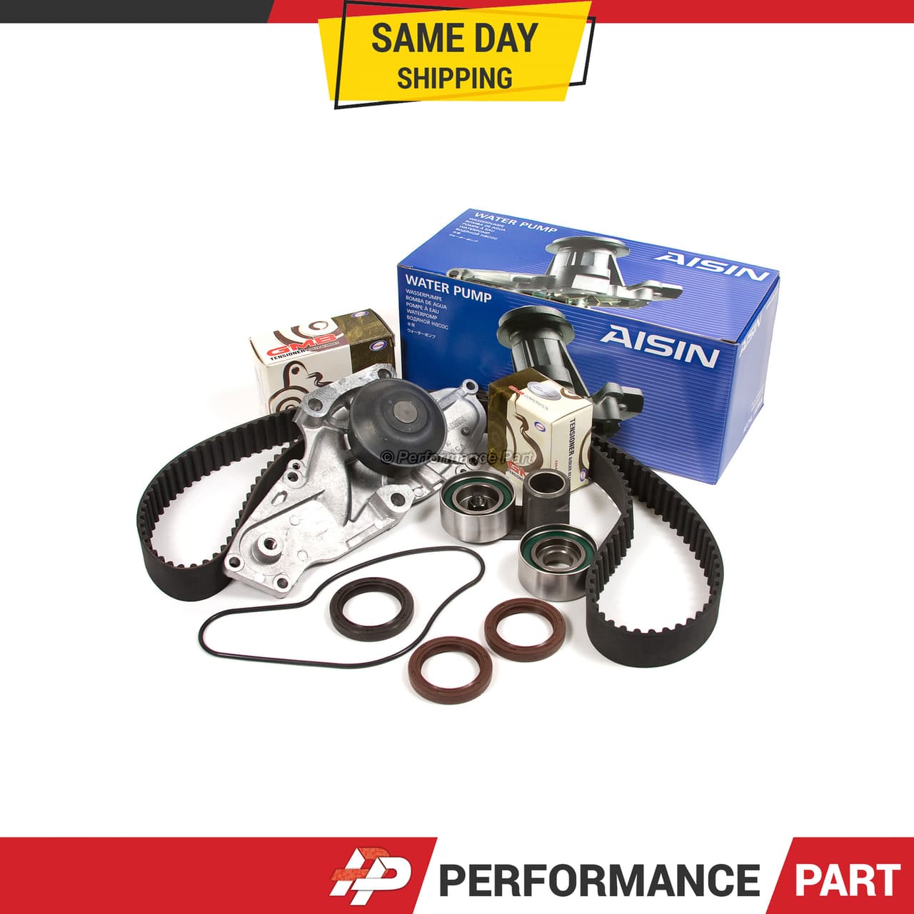 Honda Odyssey Acura MDX TL RL J30A J32A J35A Timing Belt Kit + AISIN Water Pump