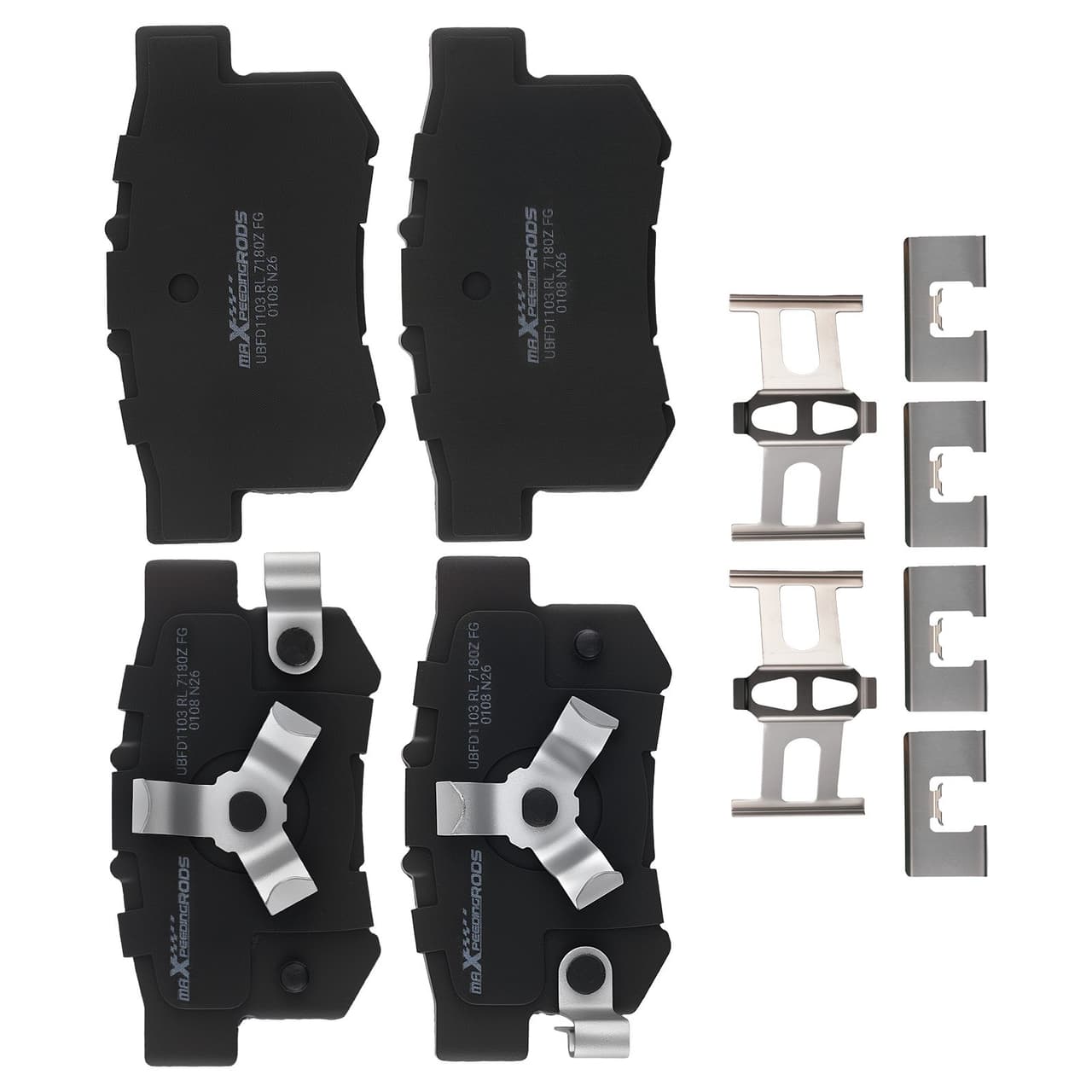 4pcs Rear Ceramic Brake Pads Set for Acura RDX 2010-2012 FWD Honda CR-V 2005-16