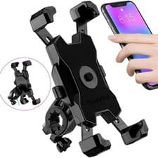 Motorcycle Phone Mount Auto Lock 100mph Military Anti-Shake Bike Phone Holder US