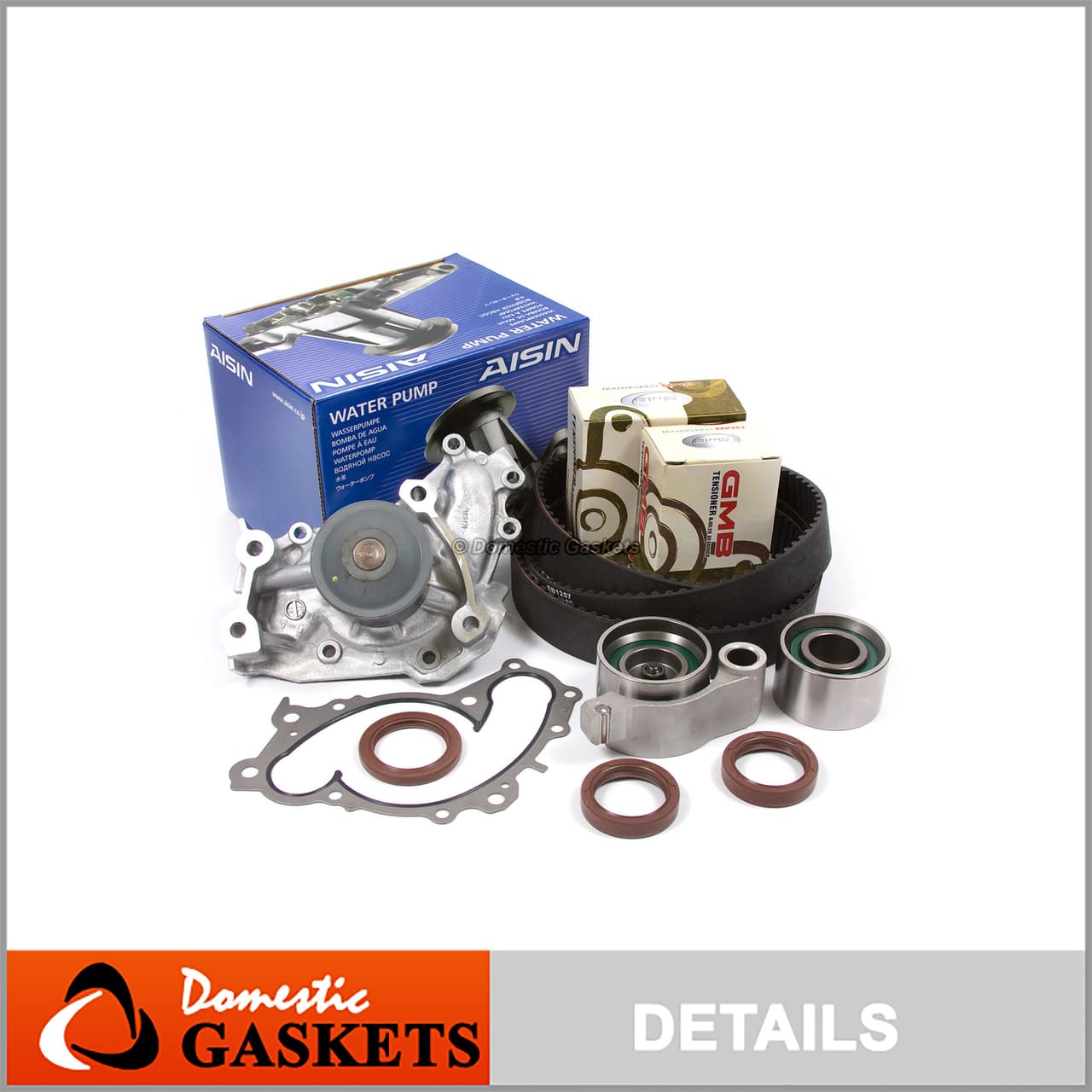 Timing Belt AISIN Water Pump Kit Fit 01-10 Toyota Lexus 3.0L 3.3L 1MZFE 3MZFE
