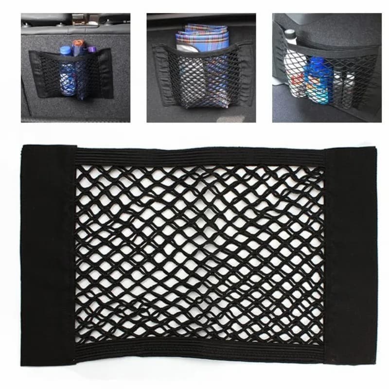 Car Seat Back Storage Bag Car Hanging Back Seat Organizer Net Bag Holder 1 PCS