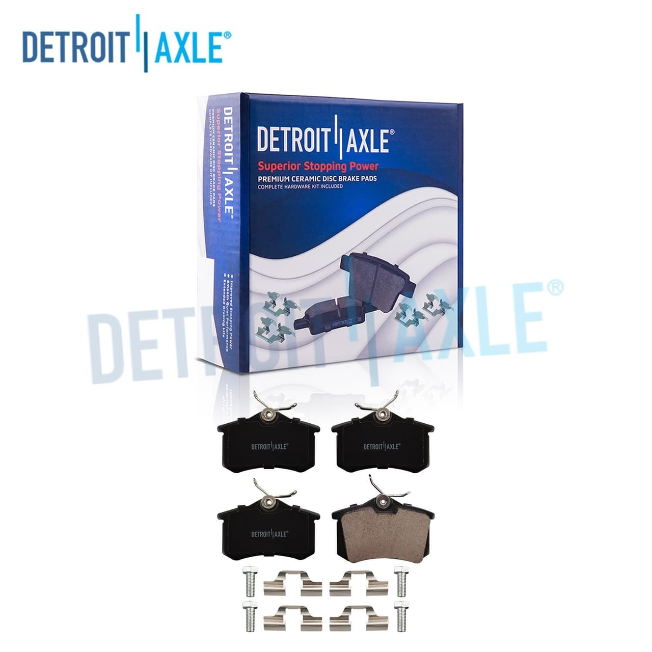 Rear Ceramic Brake Pads Set for Audi A3 A6 Quattro Volkswagen Jetta Golf Beetle
