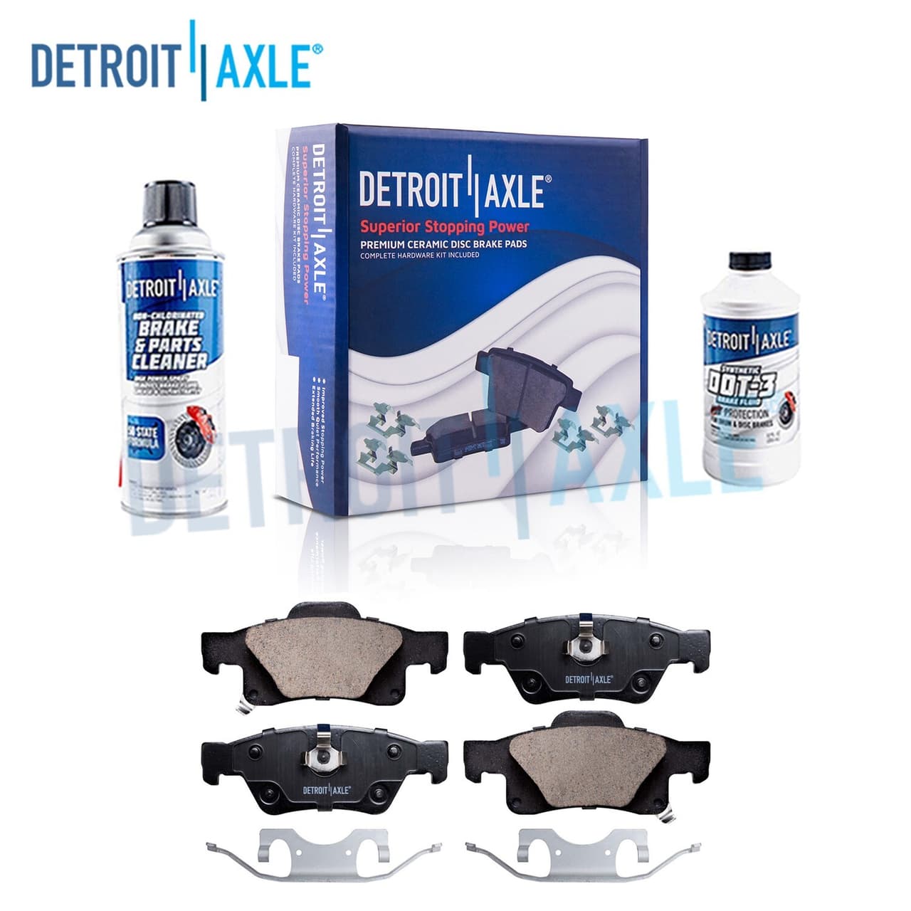Rear Ceramic Brake Pads Set for 2011 - 2020 Dodge Durango Jeep Grand Cherokee