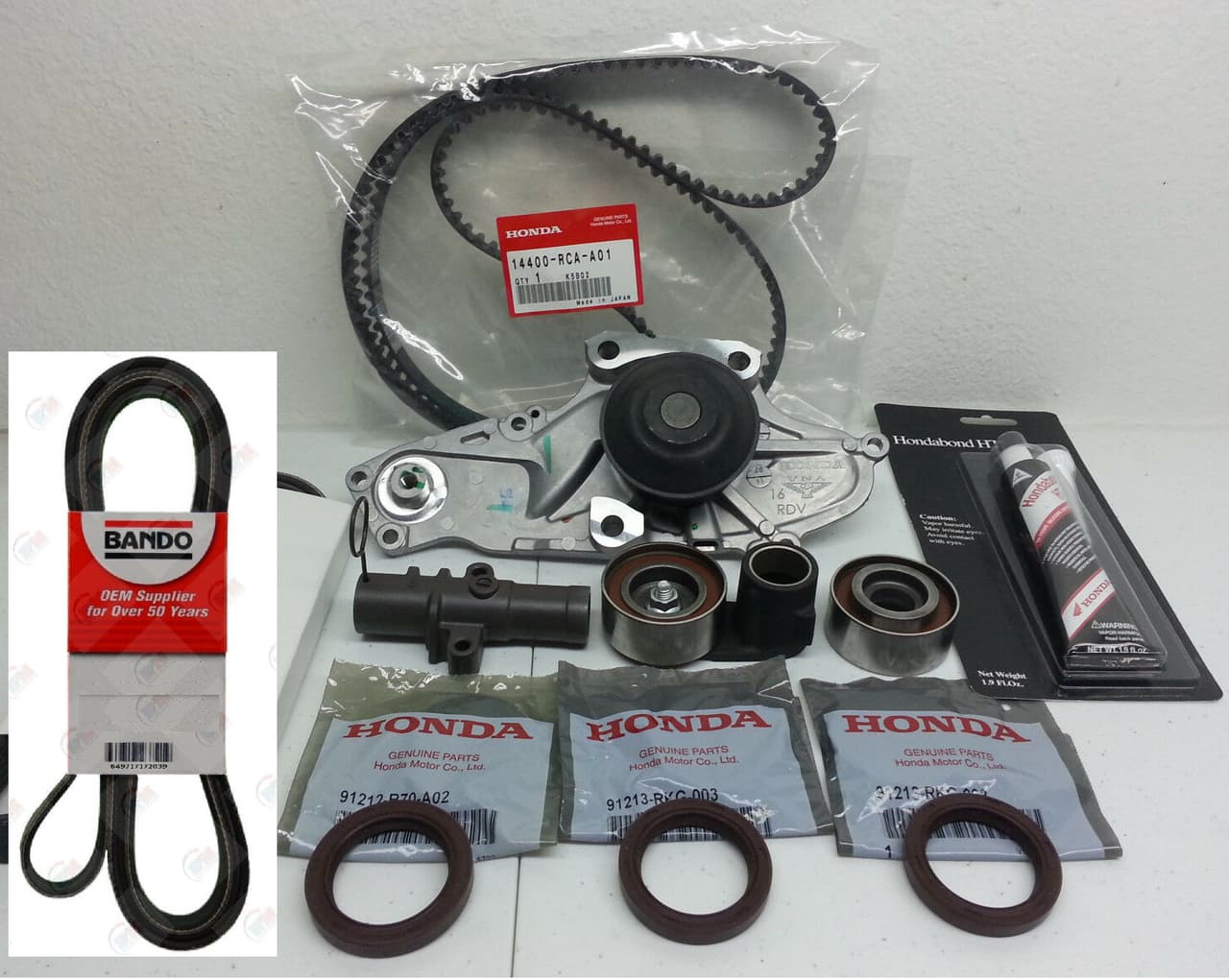 GENUINE FOR HONDA TIMING BELT & WATER PUMP KIT FITS 2016 - 2019 HONDA PILOT