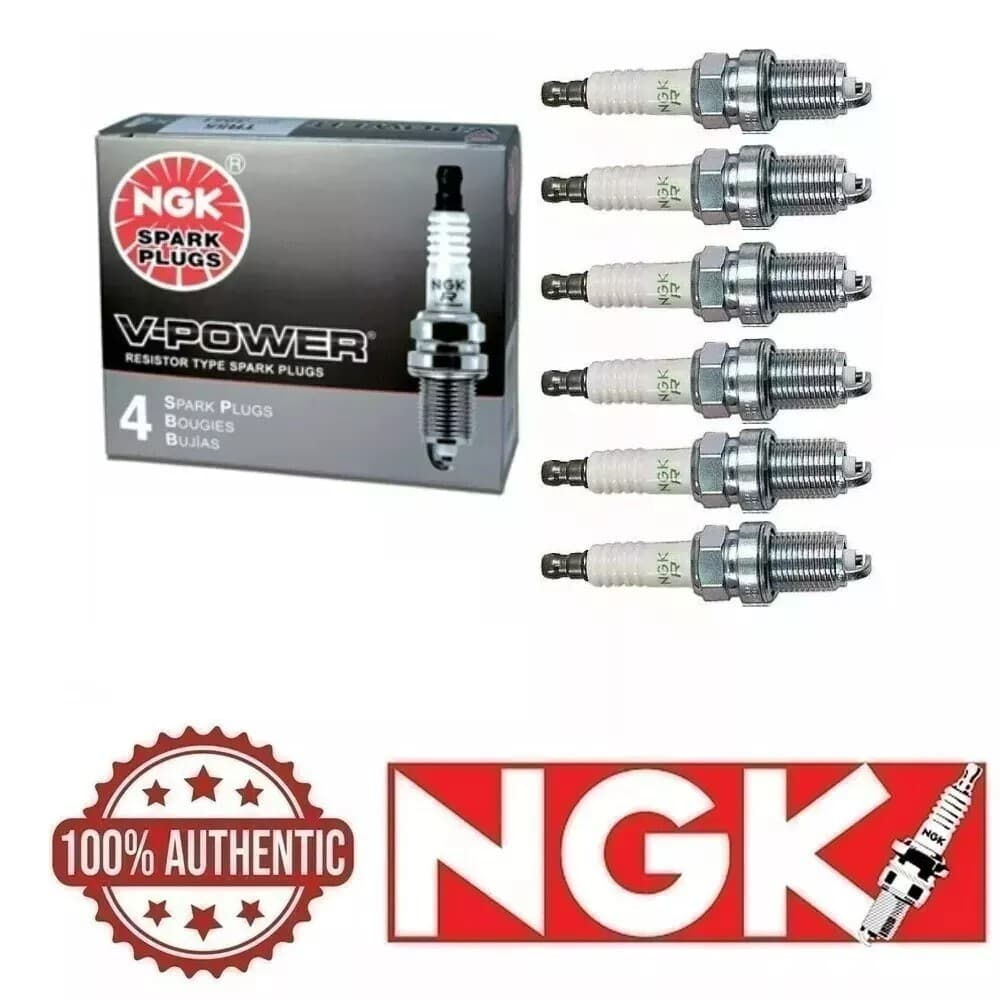 6 Pack of NGK Spark Plugs BKR6E-11 Honda 01-17 GL 1800 Gold Wing GL1800 A #V251*