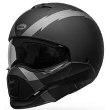 Bell Broozer Arc Full-Face Motorcycle Helmet Matt Black Grey