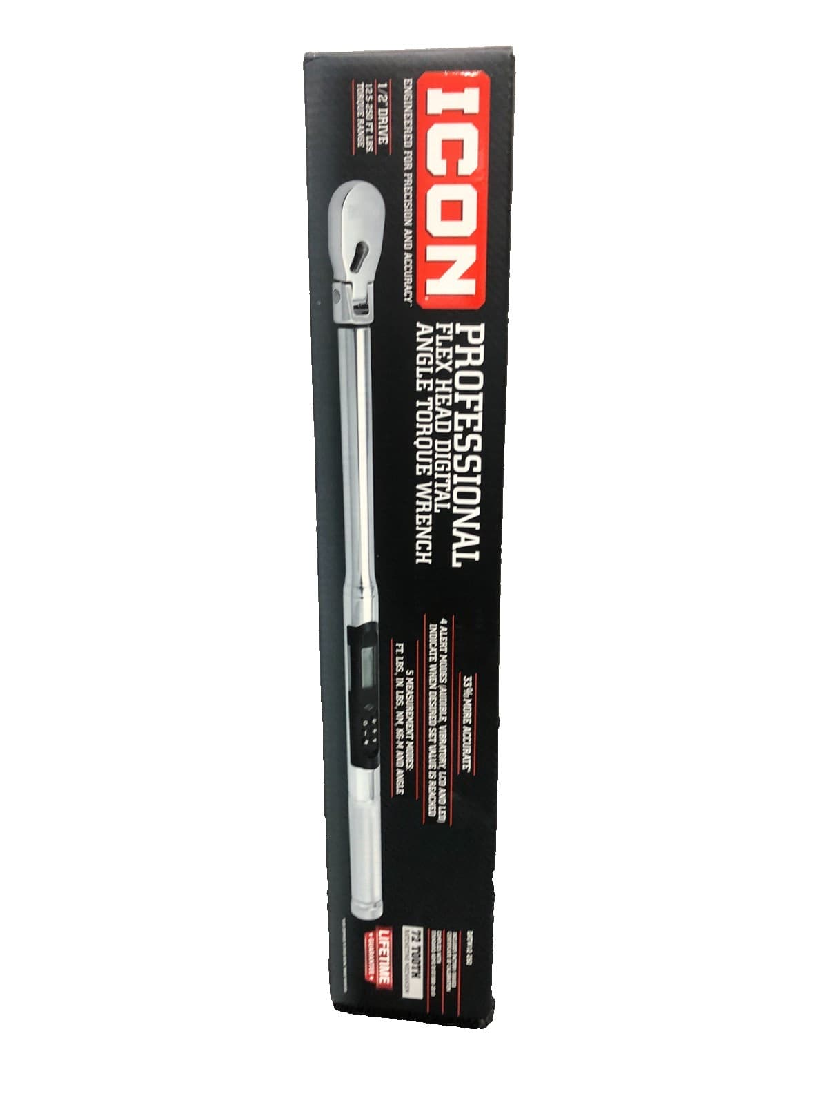 Icon DATW12-250 Flex Head Digital Angle Torque Wrench 1/2" Drive - New