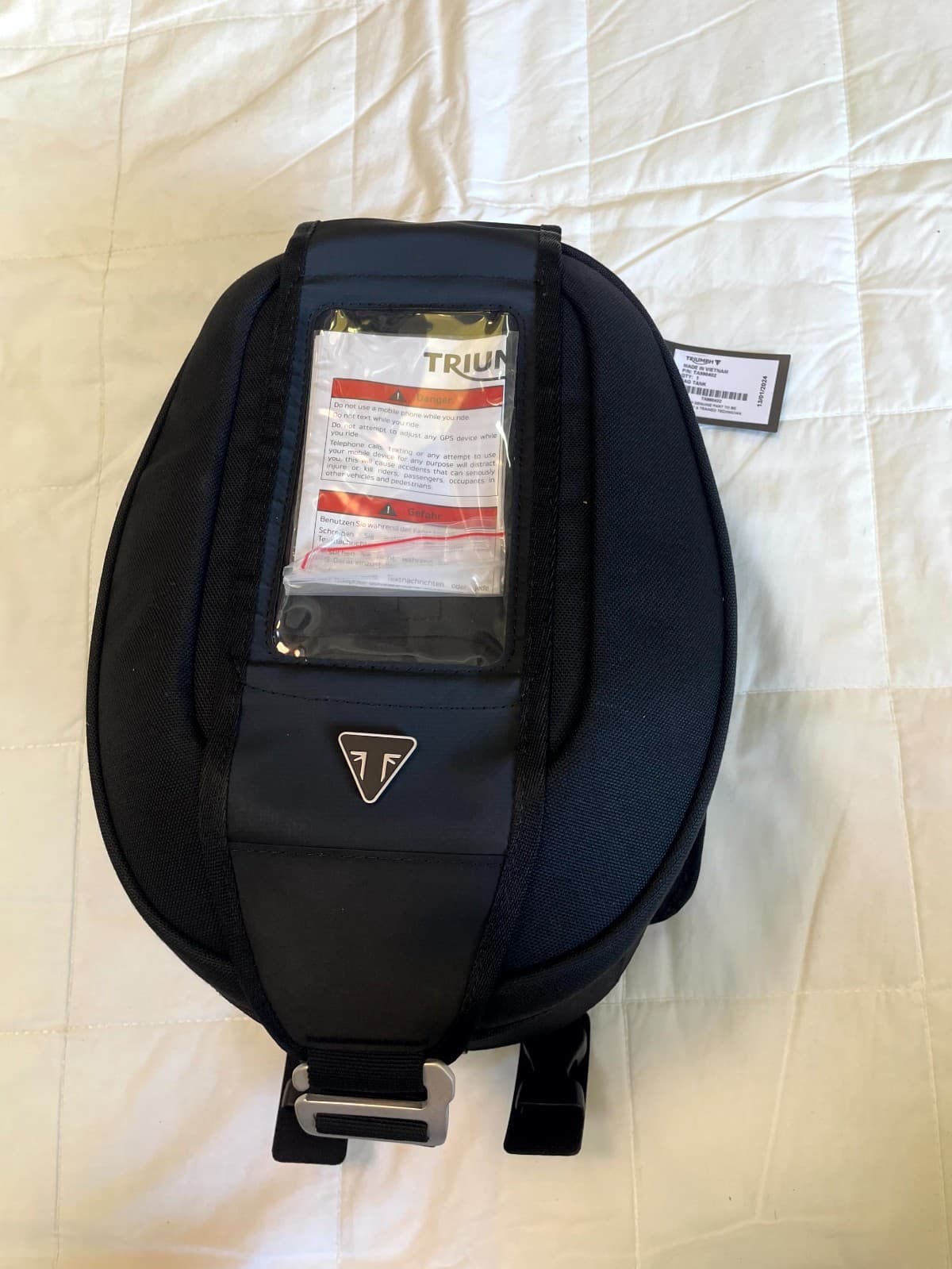 Triumph Motorcycle Tank Bag Luggage System Brand New Tag Vietnam TA990402 OEM