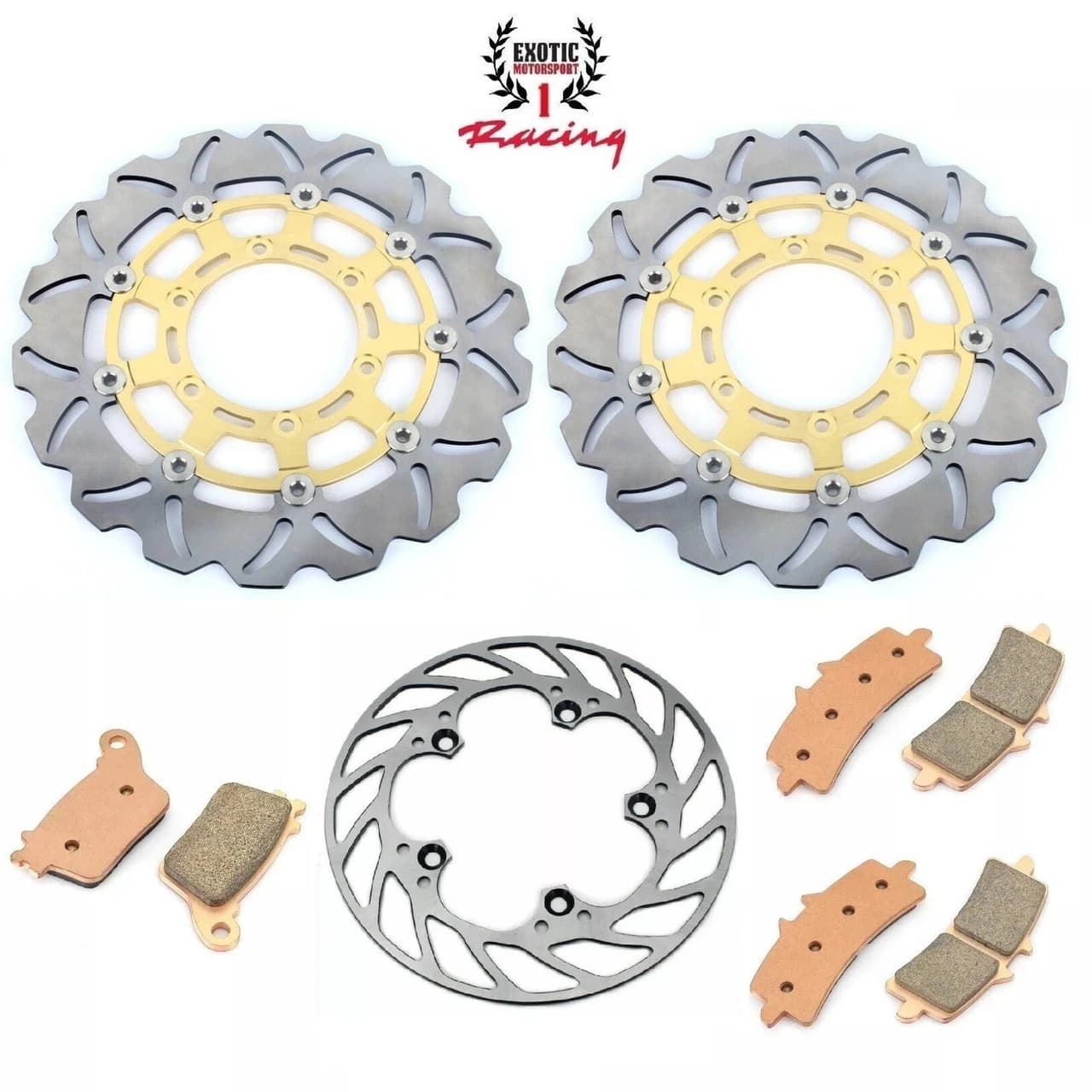 Front  Rear Brake Rotors & Pads Suzuki GSXR 600 750 2011-21 GSXR1000 2012-16