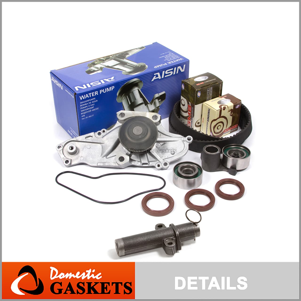 AISIN Timing Belt GMB Water Pump Kit Fit 99-04 Honda Acura C T 3.2 3.5 Tensioner
