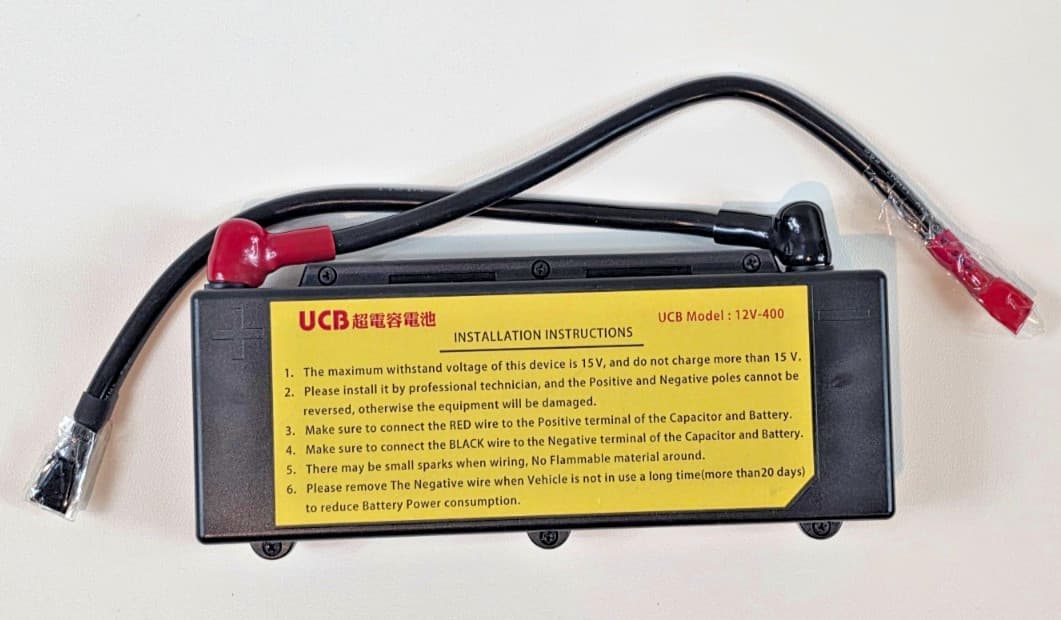 UCB 12V 400 Ultra Capacitor Battery Car Supercapacitor Voltage Stabilizer Booste