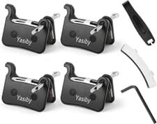 4 Pairs Bike Brake Pads, Resin Semi-Metal Bicycle Disc Brake Pads Ebike Brake