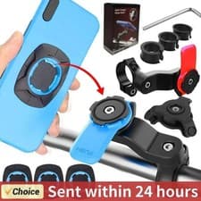 Motorcycle Bike Lock Phone Holder Bracket Support for 4.7"-7.2" Phone