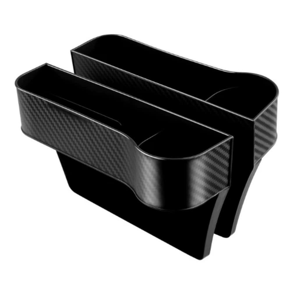 2Pcs Car Seat Crevice Storage Box Gap Pocket Cup Bottle Holder Phone Organizer