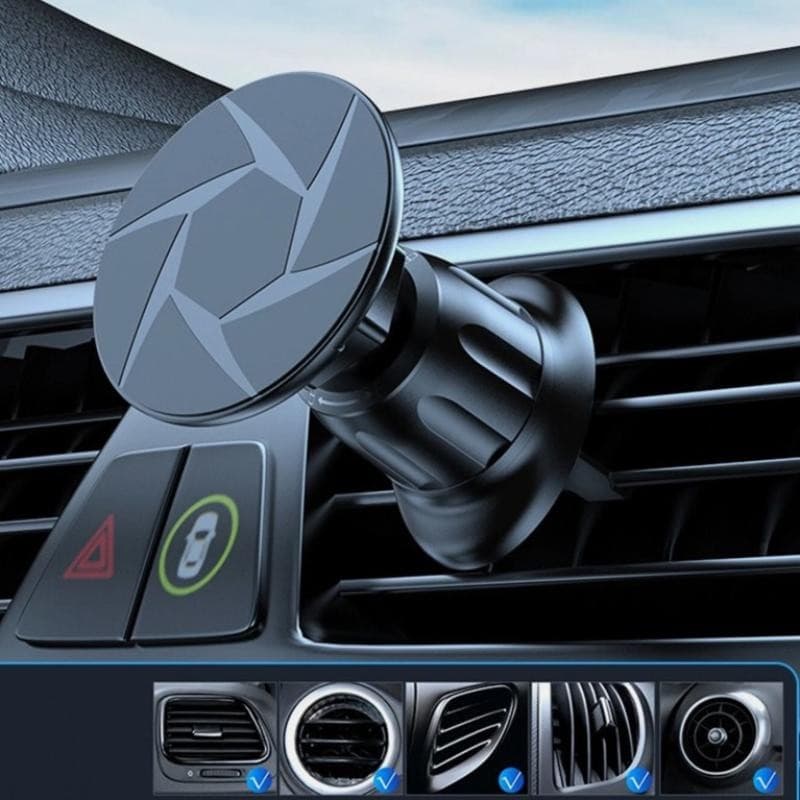 Mag Safe Air Vent Car Phone Holder Rotation Strong Magnetic Mount Dashboard 360°