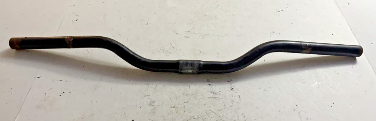 MTB Bike Handlebar 22.2mm 66cm 2" Riser Bar Steel Black Hybrid Cafe Commuter CX~