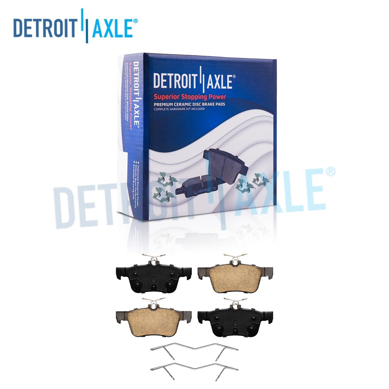 Rear Ceramic Brake Pads Set for Ford Fusion Edge Lincoln MKX MKZ MKC Nautilus