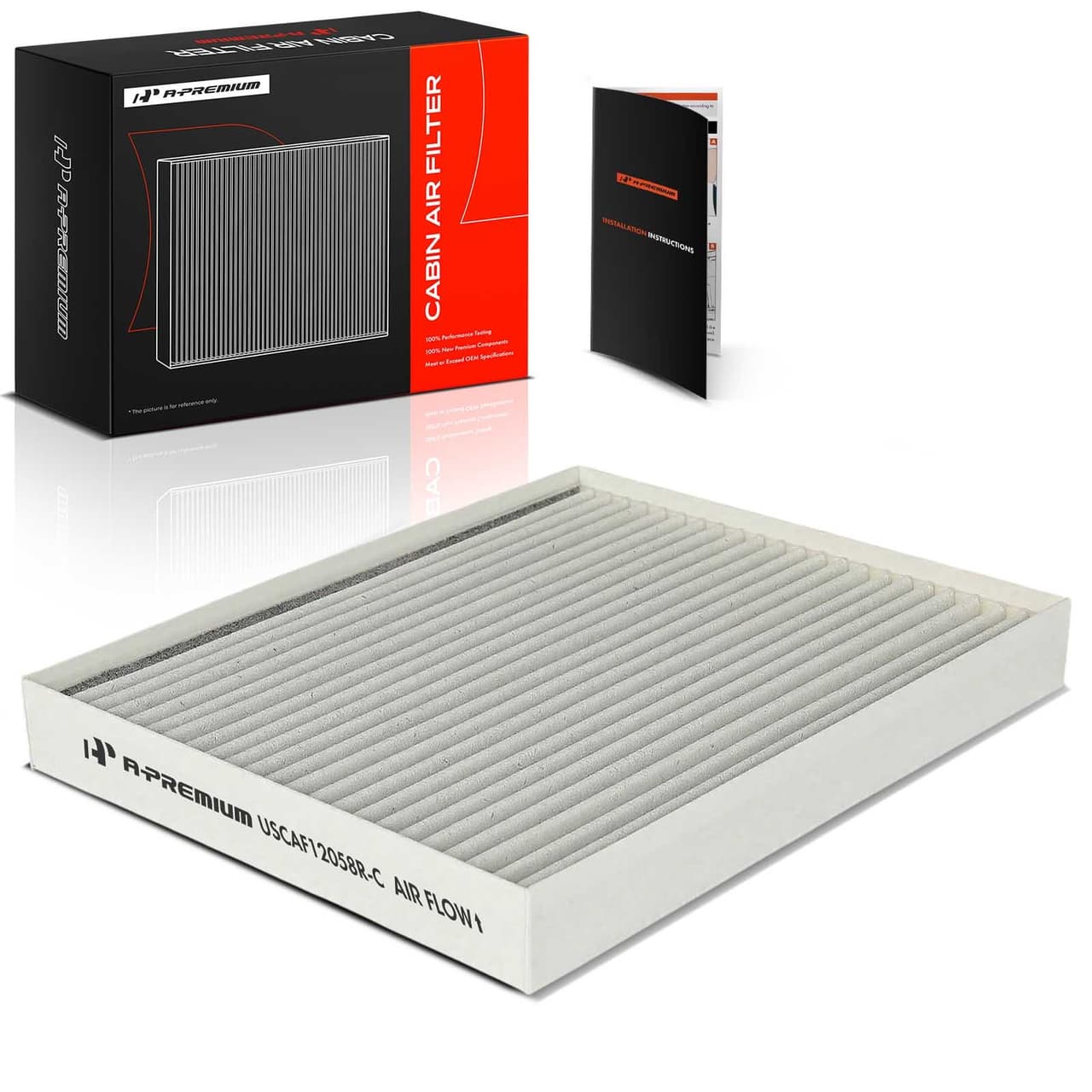 A-Premium Activated Carbon Cabin Air Filter for Hyundai Elantra 2017-2020 Accent