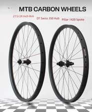 Lightweight Carbon MTB Bicycle Wheelset 29er Tubeless Thru Axle Boost Hub HG MS