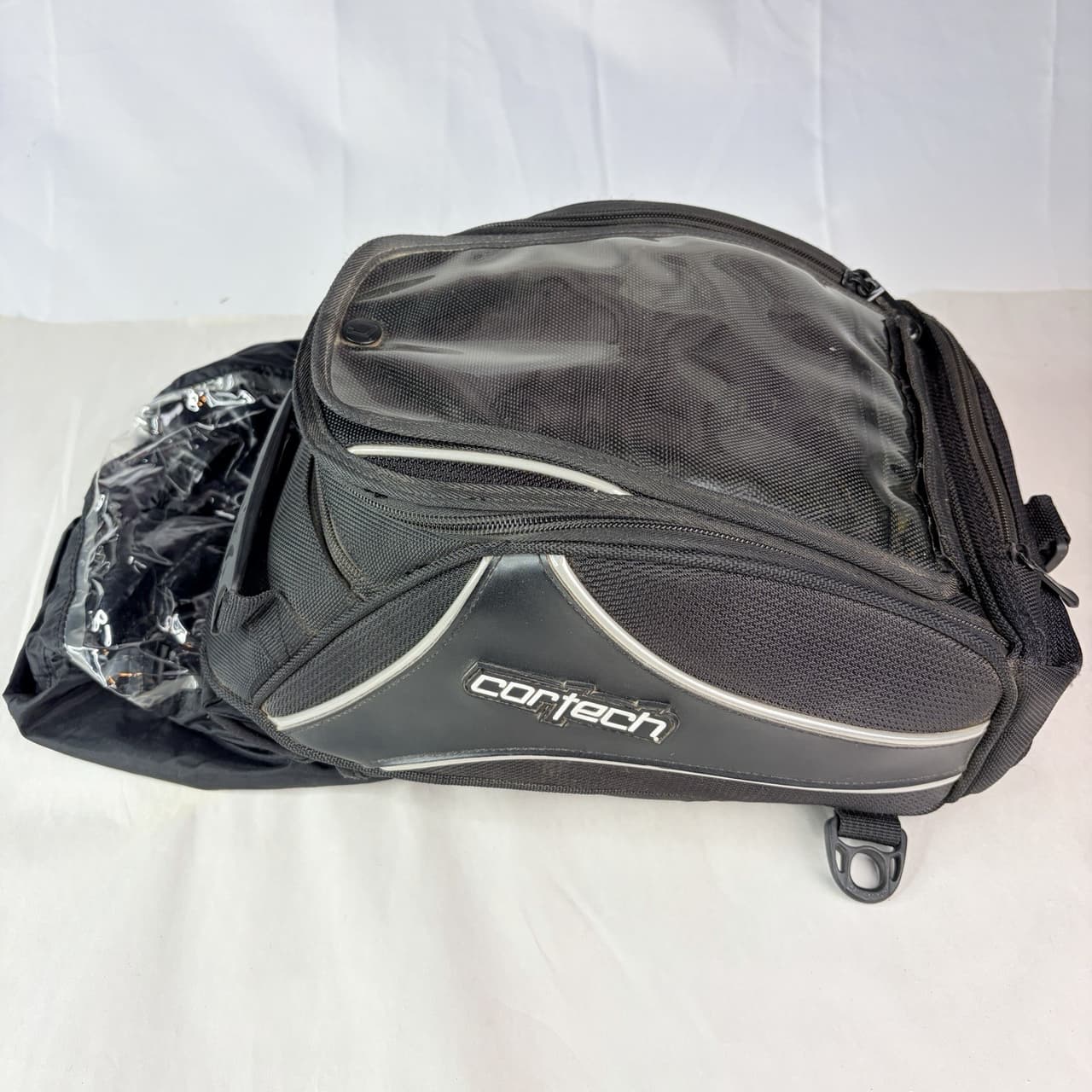 Cortech Super 2.0 Tank Bag 12 Liter Motorcycle Backpack Straps W/ Cover