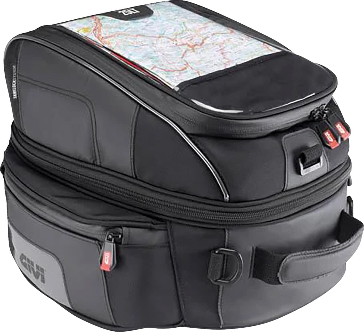 GIVI XS306Y Expandable Tanklock 25L Motorcycle Tank Bag Black
