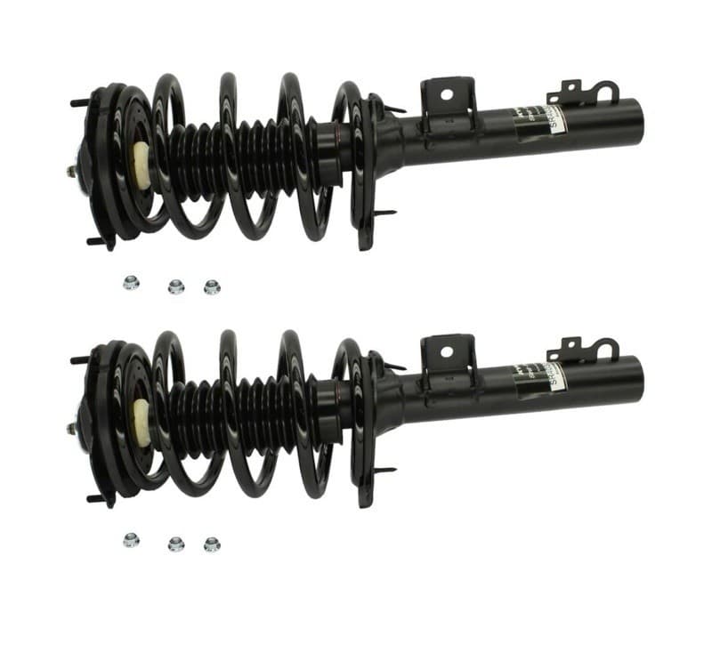 Set 2 KYB SR4033 Strut-Plus Complete Front Strut Coil Spring Assembly