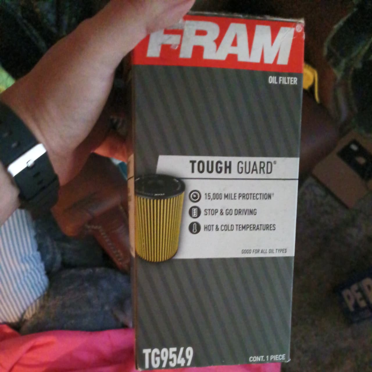 FRAM TG9549 Engine Oil Filter Tough Guard 15,000 Miles Protection