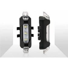 2 Set USB Rechargeable LED Bicycle Headlight Bike Front Rear Lamp Cycling Light