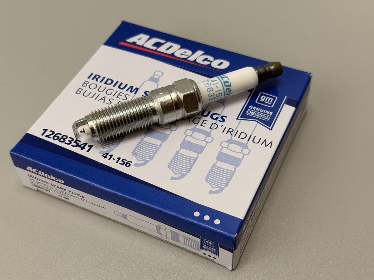 Set Of 4 Genuine GM ACDelco Iridium Spark Plugs 41-156 12683541 New
