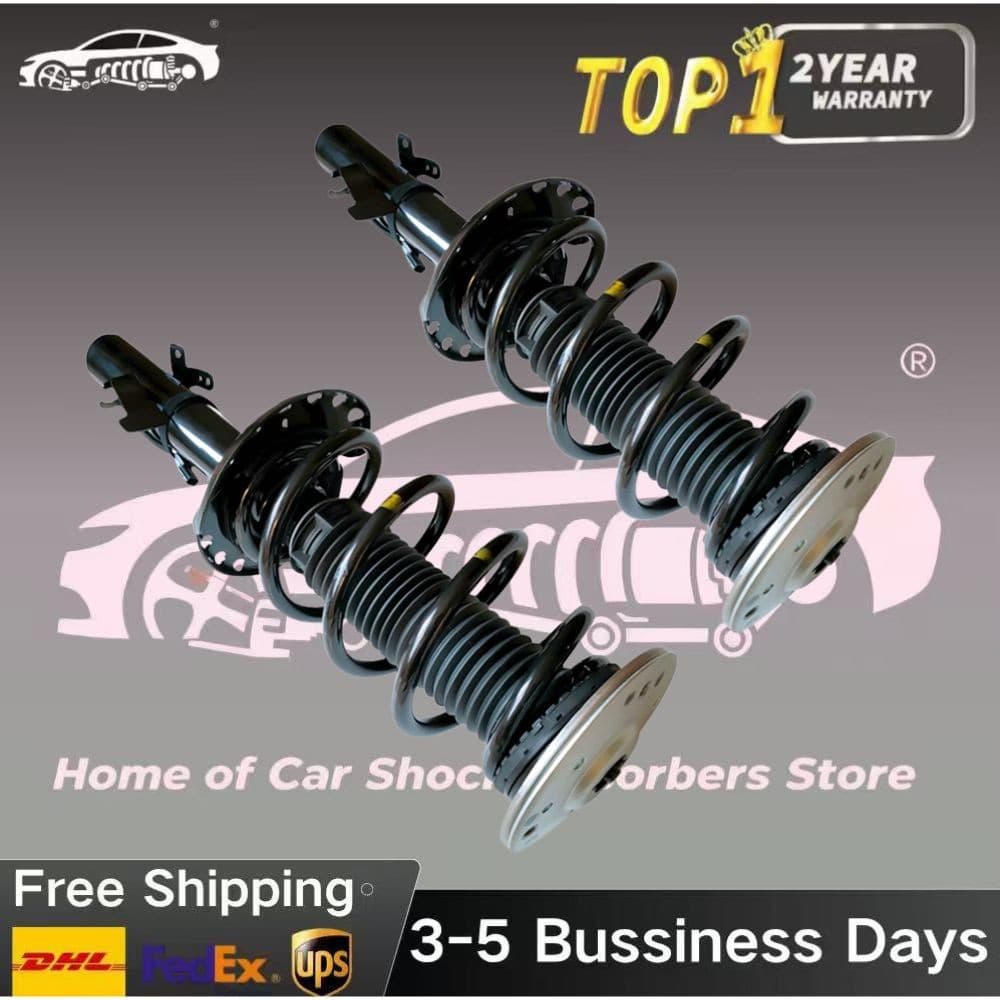 2 Front Shock Absorber Struts Assys Magnetic For Range Rover Evoque L538 2012-18