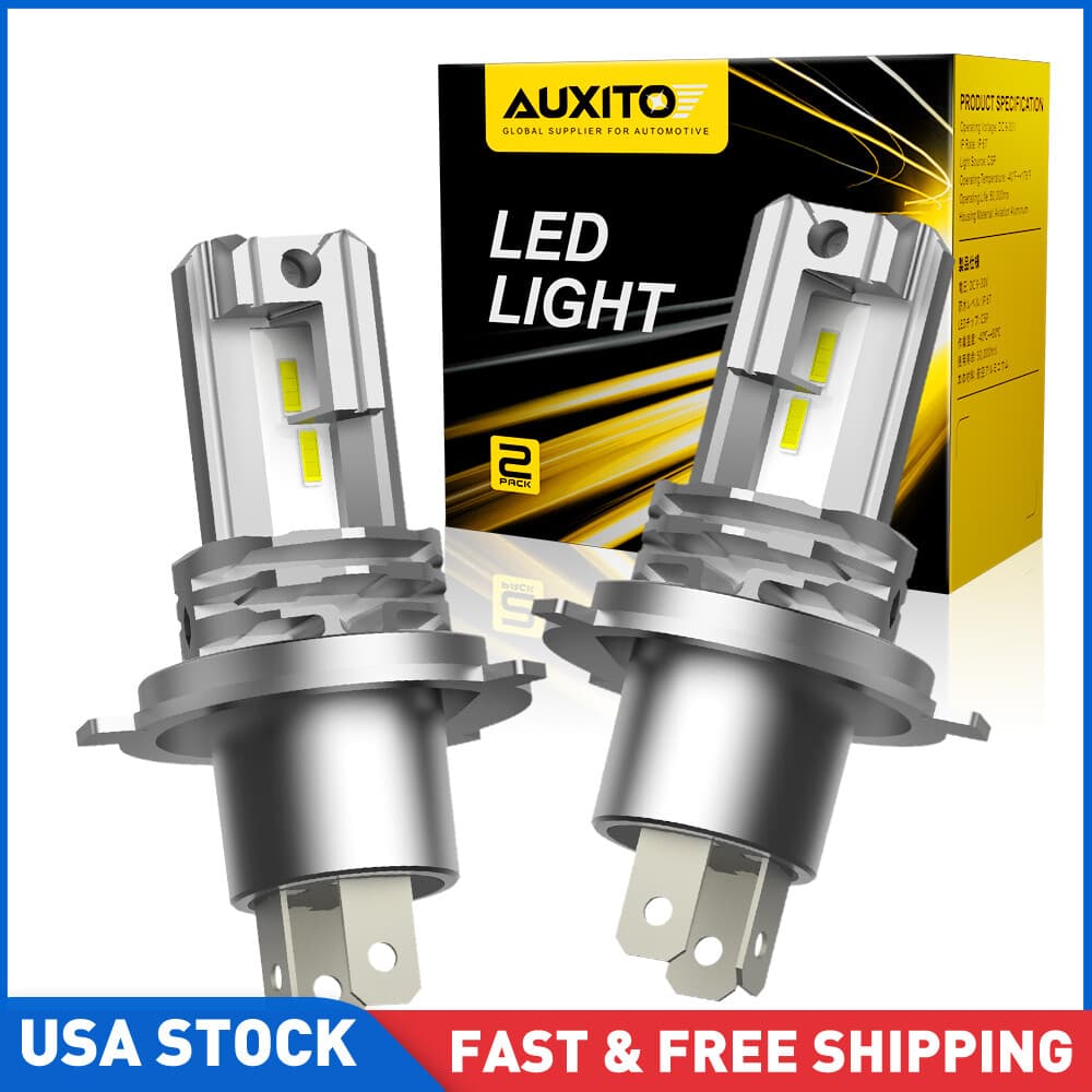 AUXITO H4 9003 Super White 40000LM Kit LED Headlight Bulbs High Low Beam Combo 2