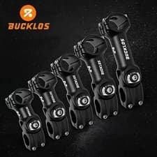 BUCKLOS Adjustable MTB Bike Stem ±60° Road Bicycle Handlebar Fork Riser 31.8MM